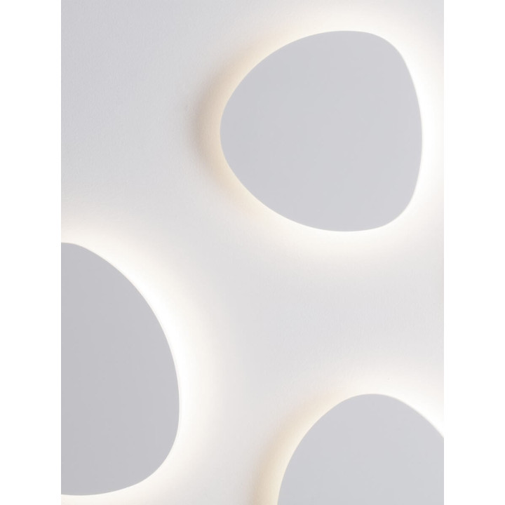 LUCES APURE LE44373/4/5 kinkiet biały, 3 rozmiary, źr&oacute;dło LED, 3000K