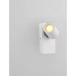LUCES TAGUA LE44378/9 kinkiet biały, czarny GU10, aluminium IP20