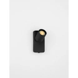 LUCES TAGUA LE44378/9 kinkiet biały, czarny GU10, aluminium IP20