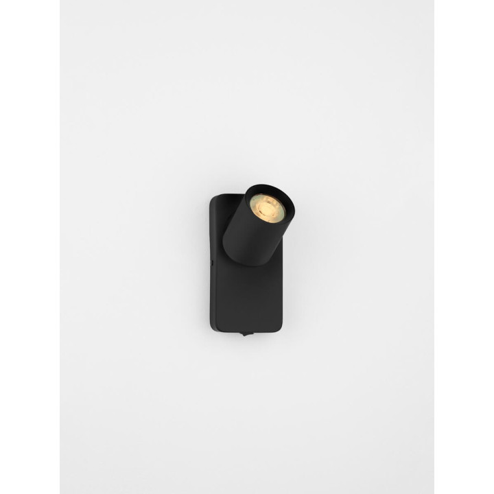 LUCES TAGUA LE44378/9 wall lamp white, black GU10, aluminum IP20