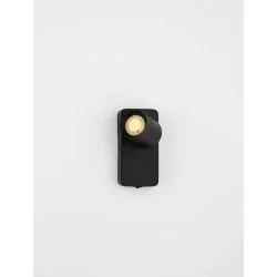 LUCES TAGUA LE44378/9 kinkiet biały, czarny GU10, aluminium IP20