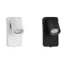 LUCES TAGUA LE44378/9 kinkiet biały, czarny GU10, aluminium IP20