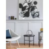 LUCES TUCUMAN LE44518 okrągła czarna lampa biurkowa LED 12W, IP20