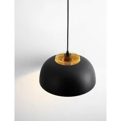 LUCES RUPA LE44286 elegant hanging lamp black and gold, E27, metal