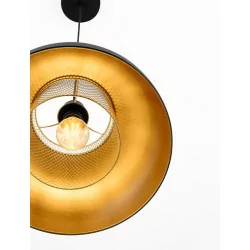 LUCES RUPA LE44286 elegant hanging lamp black and gold, E27, metal