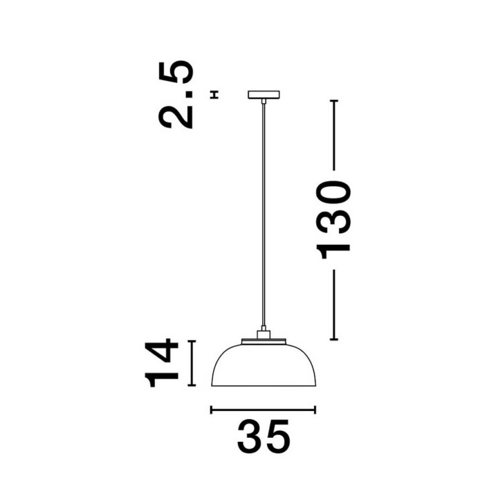 LUCES RUPA LE44286 elegancka lampa wisząca czarno-złota, E27, metal