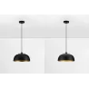 LUCES RUPA LE44286 elegant hanging lamp black and gold, E27, metal