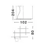 LUCES TUMBES LE44472/3 LED hanging lamp 2 colors 83W, 4847lm, 3000K