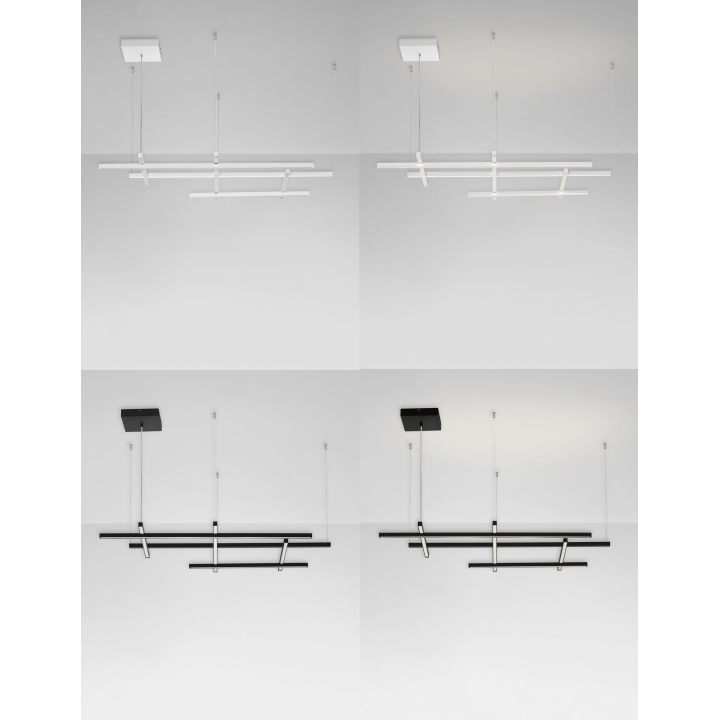 LUCES TUMBES LE44472/3 LED hanging lamp 2 colors 83W, 4847lm, 3000K