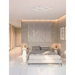 LUCES TUMBES LE44474/5/6/7 lampa sufitowa LED biała czarna 3000K