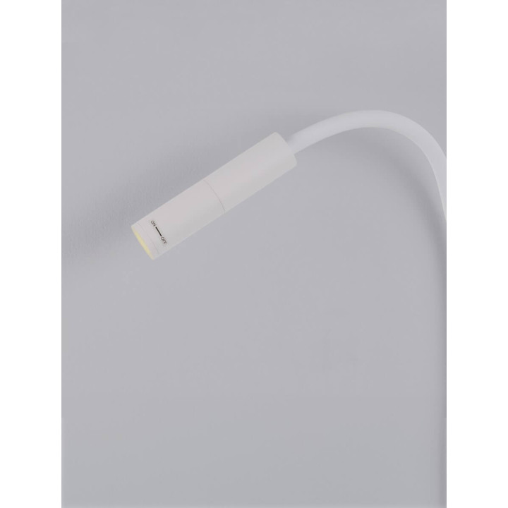 LUCES VIRU LE44287/8 regulowany kinkiet LED, 6W, 3000K, IP44, 2 kolory