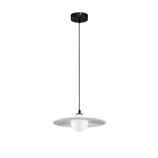 LUCES FUNES LE44293 hanging lamp black, steel/acrylic 1xG9, 5W, IP20