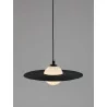 LUCES FUNES LE44293 hanging lamp black, steel/acrylic 1xG9, 5W, IP20