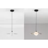 LUCES FUNES LE44293 hanging lamp black, steel/acrylic 1xG9, 5W, IP20