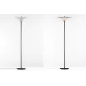 LUCES FUNES LE44294 czarna lampa podłogowa stal/akryl 162 cm, 1xG9, 5W