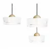 MAXlight Lipari P0543/4 elegant LED hanging lamp gold 3000K IP20