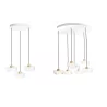 MAXlight Lipari P0543/4 elegant LED hanging lamp gold 3000K IP20