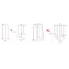 MAXlight Lipari P0543/4 elegant LED hanging lamp gold 3000K IP20