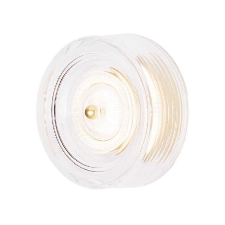 MAXLIGHT Lipari W0358 round LED wall lamp gold 6W, 493lm, 3000K, IP20