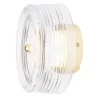 MAXLIGHT Lipari W0358 okrągły kinkiet LED złoto 6W, 493lm, 3000K, IP20