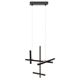 Maxlight Soho P0546 lampa wisząca LED czarna 3000K, IP20, aluminium