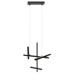 Maxlight Soho P0546 LED hanging lamp black 3000K, IP20, aluminum