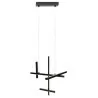 Maxlight Soho P0546 lampa wisząca LED czarna 3000K, IP20, aluminium