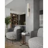 Maxlight Fayette W0367/8 kinkiet LED 18W 3000K, złoty, czarny, IP44