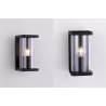 LUCES TUPIZA LE73740 kinkiet zewnętrzny E27 12W IP65 czarny, aluminium