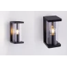 LUCES TUPIZA LE73740 kinkiet zewnętrzny E27 12W IP65 czarny, aluminium