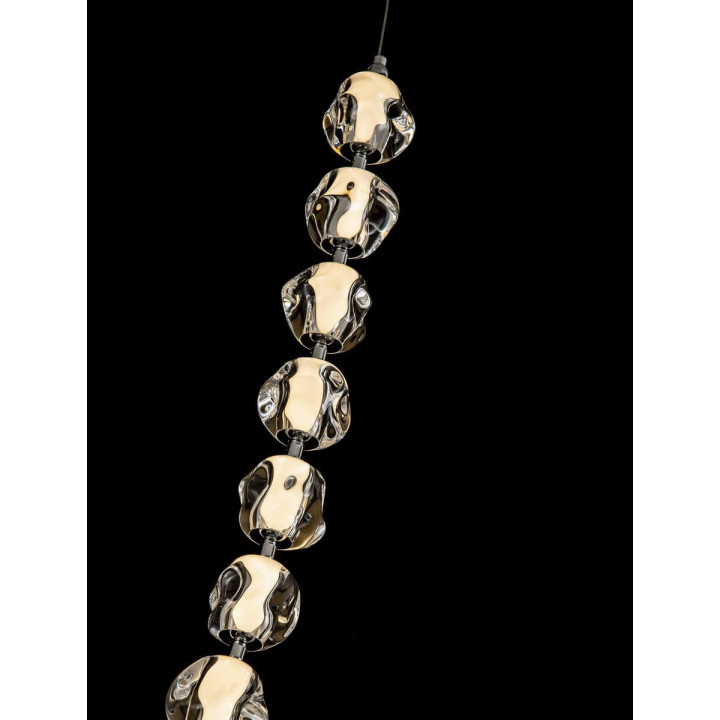LUCES CHEPEN LE44423/4/5 LED hanging lamp 3000K black, metal/acrylic
