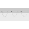 LUCES CHEPEN LE44423/4/5 LED hanging lamp 3000K black, metal/acrylic