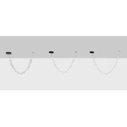 LUCES CHEPEN LE44423/4/5 LED hanging lamp 3000K black, metal/acrylic