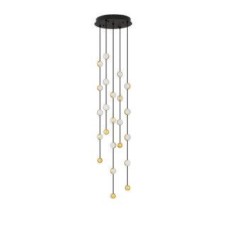 LUCES CUTERVO LE44601 black gold LED hanging lamp 64W, 4708lm IP20