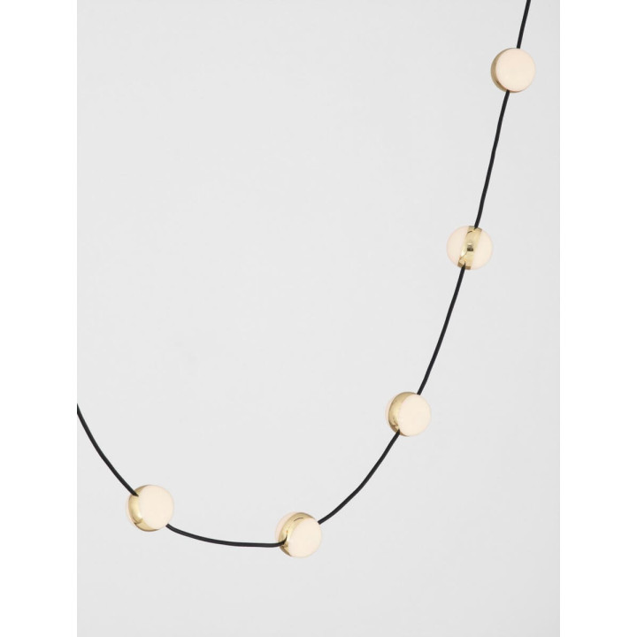 LUCES CUTERVO LE44603/4 lampa wisząca LED 3000K czarno-złota elegancka