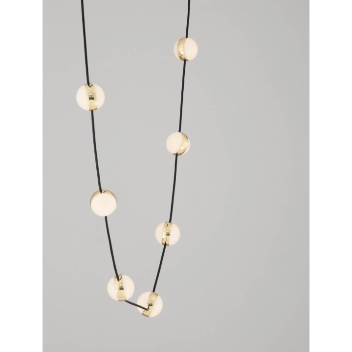 LUCES CUTERVO LE44603/4 LED hanging lamp 3000K black and gold, elegant