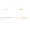 LUCES HUARAZ LE44446/7 hanging lamp black and gold, 3000K modern