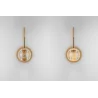 LUCES CUYO LE44211 LED wall lamp 4W, gold 166lm, 3000K, metal/glass