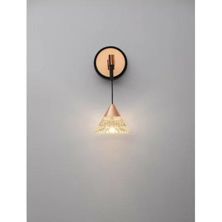 LUCES GUAY LE44213 LED hanging wall lamp 7W, gold, 3000K, metal/acrylic LUCES GUAY LE44213 LED hanging wall lamp 7W, gold, 3000K, metal/acrylic