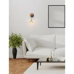 LUCES GUAY LE44213 LED hanging wall lamp 7W, gold, 3000K, metal/acrylic