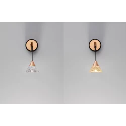 LUCES GUAY LE44213 LED hanging wall lamp 7W, gold, 3000K, metal/acrylic