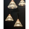 LUCES GUAY LE44215 lampa wisząca LED 30W, czarna/złota, 1558lm, 3000K