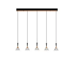 LUCES GUAY LE44216 hanging lamp black and gold, LED 3000K 30W 1558lm