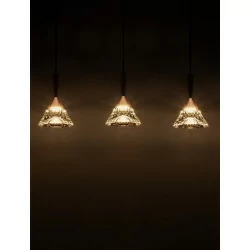 LUCES GUAY LE44216 hanging lamp black and gold, LED 3000K 30W 1558lm
