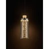 LUCES JUAN LE44217 lampa wisząca LED 30W, czarno-złota, nowoczesna