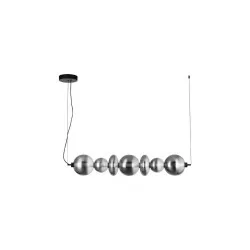 LUCES LUIS LE44223 nowoczesna lampa wisząca LED 3000K 40W czarno-szara