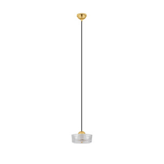 LUCES ESPINAR LE44497 LED hanging lamp 6W gold, steel/aluminum/acrylic