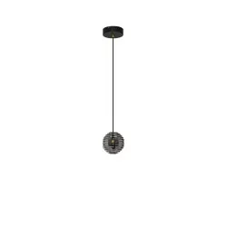 LUCES SECO LE44232 LED hanging lamp 13W, black and gold, metal/glass