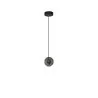 LUCES SECO LE44232 lampa wisząca LED 13W, czarno-złota, metal/szkło