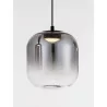 LUCES ANUCO LE44610/1 lampa wisząca LED, 2 rozmiary, czarno-szara